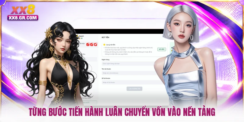 Từng bước tiến hành luân chuyển vốn vào nền tảng